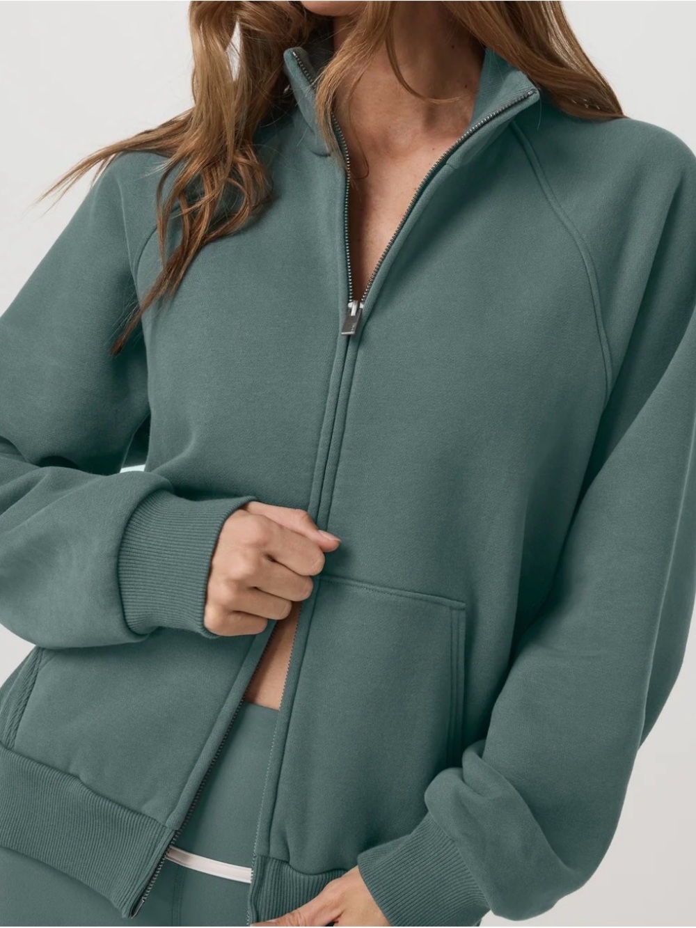 Vuori Restore double zip hoodie size M